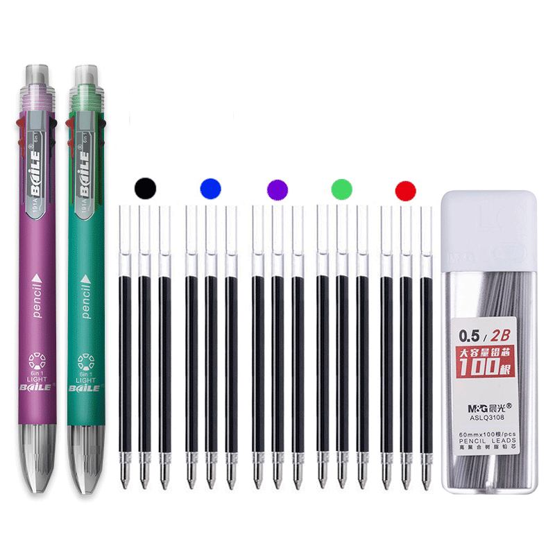 Staedtler Pencil Lumocolor - 6 في 1 متعدد الألوان قلم