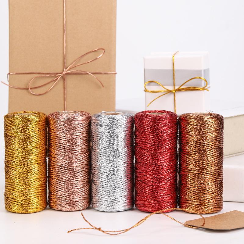Sewing Thread In Textile - حبل ماكراميه ملون 1.5 مم بطول