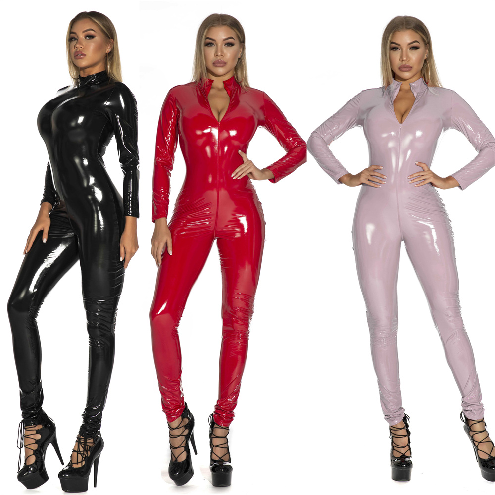 المرأة مثير لامعة بولي PU فو ا - مراجعة Sewing Latex وسعره