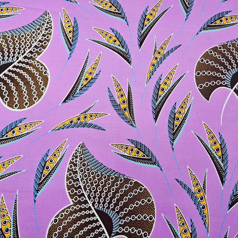 46 بوصة * 6 ياردة الأرجواني ال - مراجعة Sewing Batik Fabric وسعره